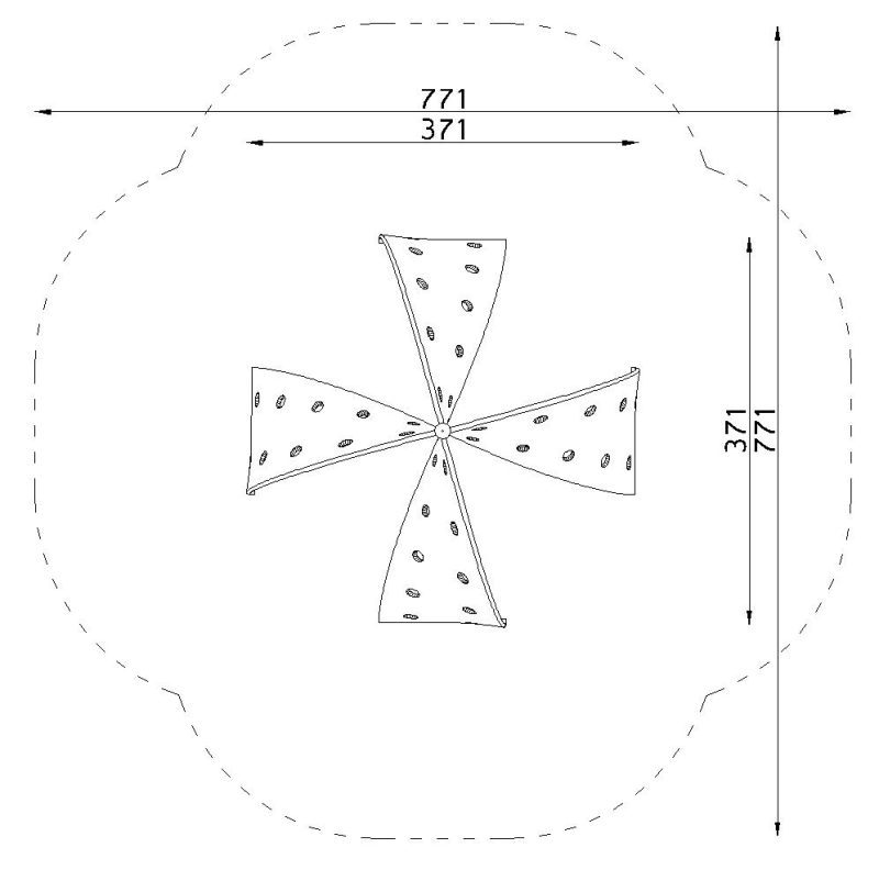 Ścianka Aztec Vertical 4 - obrazek 2