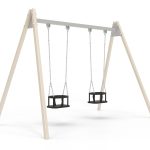 10019NB_Huśtawka podwójna Maluch_kremowe