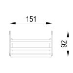 40001_2D_Ławka Lambda 5_rzut