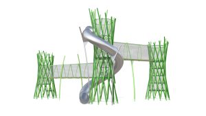 Zestaw Twisted Bamboo Towers