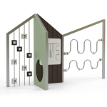 Nook fun 1.0_Brąz reco drewnopodobne_miętowy