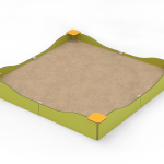 10014-250NB_2D_Piaskownica kwadratowa_limonkowo-zolty