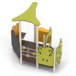 NBD01-0M-CM_YL-LIM Domek Hipopotam_żółto-limonkowy