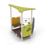 NBD02-0M-CM_YL-LIM Domek Krokodyl_żółto-limonkowy