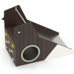 NOSB01V_Nook Slide Birdy_reco brąz drewnopodobne_miętowy